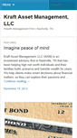 Mobile Screenshot of kraftasset.com